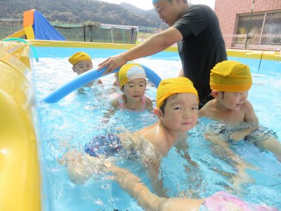 体操教室2日目　プール遊び | その他